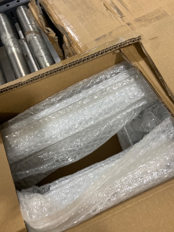 Photo 1 of Vanhoxcci Cargo Van Roof Ladder Rack Fit for 2015-2025 Ford Transit 150 250 350 with Rear Cargo Roller 800LB Steel White