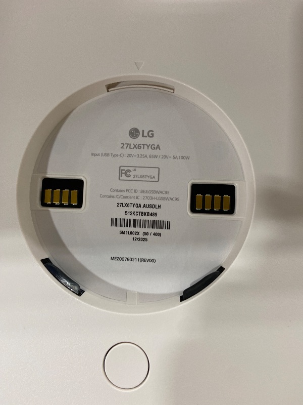 Photo 1 of LG 27-Inch StanbyME 2 with Folio Cover, Portable Touch Screen, Dolby Vision, HDR10, Filmmaker Mode, Built-in Battery, Full Swivel Rotation (27LX6TYGA, 2025)