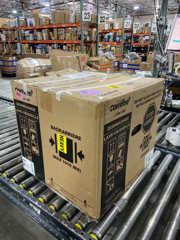 Photo 1 of COMFEE' Portable Mini Dishwasher Countertop with 5L Built-in Water Tank for Apartments& RVs, No Hookup Needed, 6 Programs, 360° Dual Spray, 162? High-Temp& Air-Dry Function