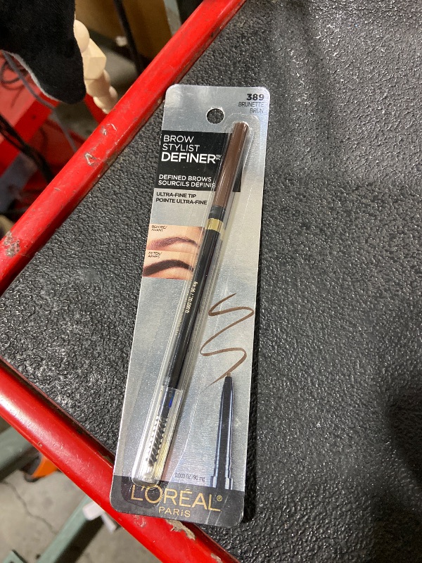 Photo 1 of (2 pack) L'Oreal Paris Brow Stylist Definer Waterproof Eyebrow Mechanical Pencil, Dark Brunette, 2 Pack