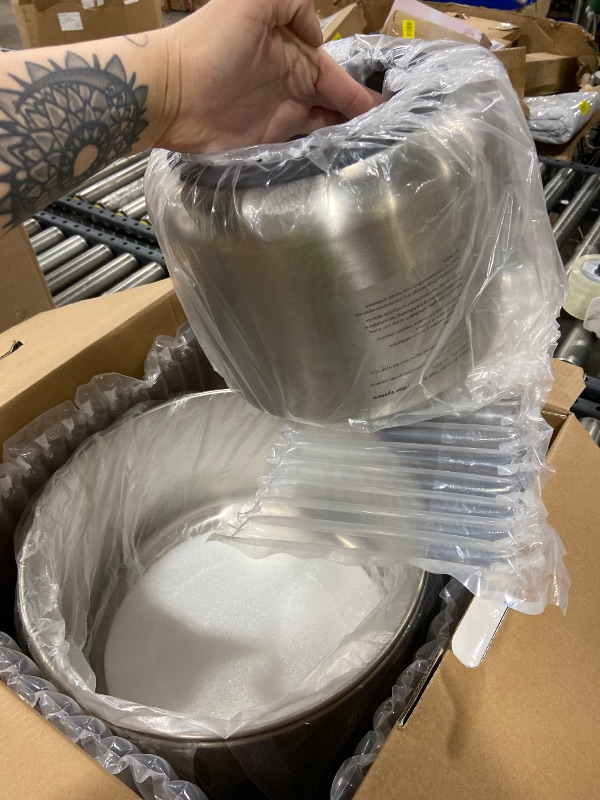 Photo 1 of GLACIER FRESH 2.25G Stainless Steel Countertop Water Filtration System, Gravity-Fed with Elarisey™ Filtration Technology, Reduces Heavy Metals, PFOA & PFOS, and Meets SGS Standards