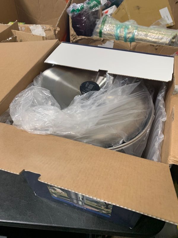 Photo 1 of GLACIER FRESH 2.25G Stainless Steel Countertop Water Filtration System, Gravity-Fed with Elarisey™ Filtration Technology, Reduces Heavy Metals, PFOA & PFOS, and Meets SGS Standards