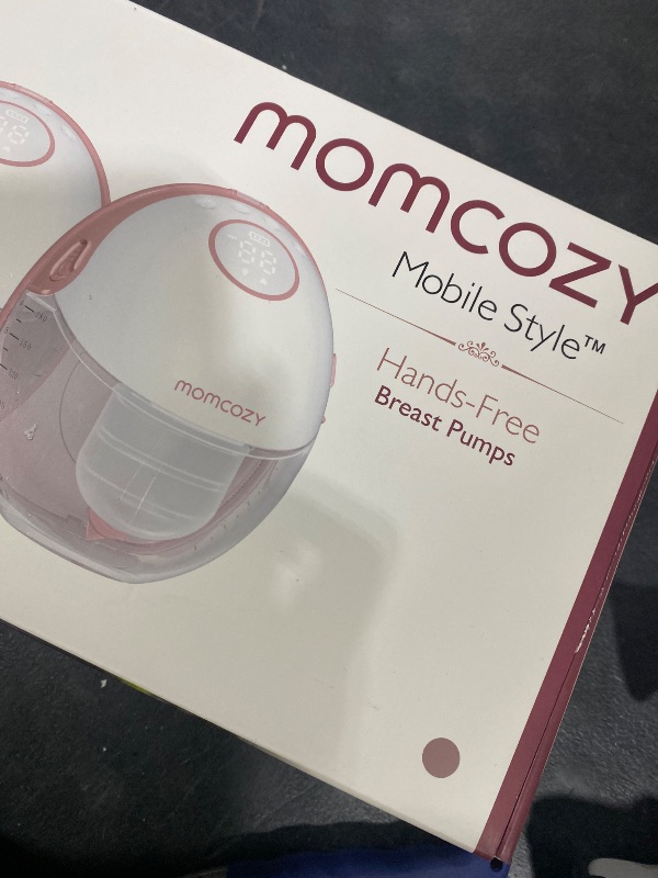 Photo 1 of **PARTIAL SET** Momcozy Breast Pump Hands Free Mobile Style | M6, Wearable Breastfeeding Pump Ideal Rhythm for More Milk, DoubleFit Flange More Fit & Discreet with 3 Modes & 9 Levels, 24mm - 2 Pack Cozy RedLPNPMFV8540553
LPNPMFV8540553