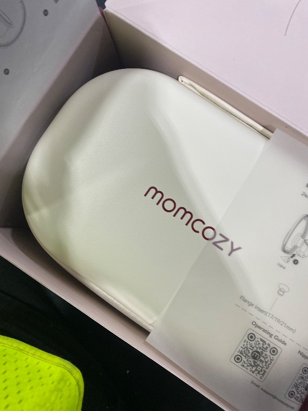 Photo 1 of **PARTIAL SET** Momcozy Breast Pump Hands Free Mobile Style | M6, Wearable Breastfeeding Pump Ideal Rhythm for More Milk, DoubleFit Flange More Fit & Discreet with 3 Modes & 9 Levels, 24mm - 2 Pack Cozy RedLPNPMFV8540553
LPNPMFV8540553
