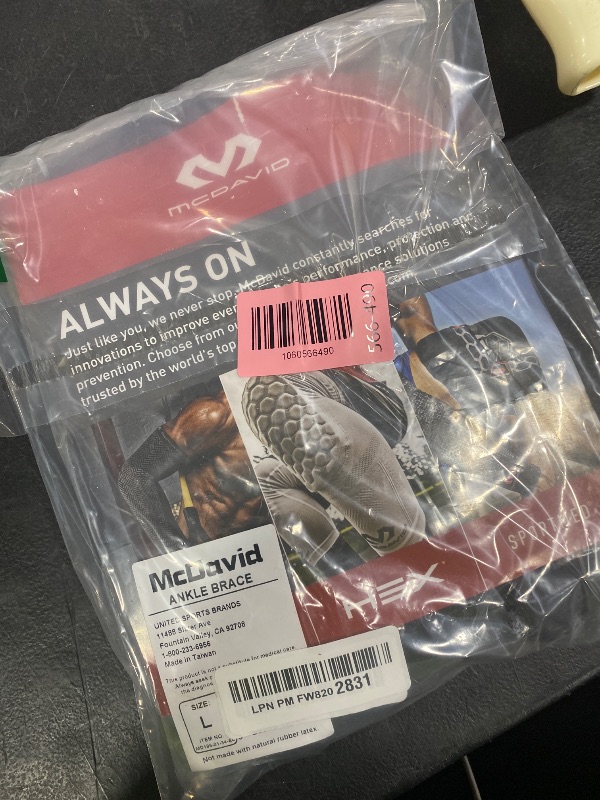 Photo 1 of McDavid Ankle Brace Ultralight for Sprained Ankle, Figure 8 Ankle Braces, Lace up Ankle Brace, Ankle Braces for Men and Women, Ankle Support Brace and Stabilizer