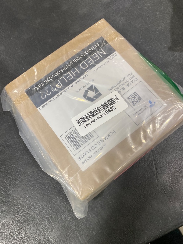 Photo 1 of Deluxe Products CD Player Portable with 60 Second Anti Skip, Stereo Earbuds, Includes Aux in Cable and AC USB Power Cable for use at Home or in Car