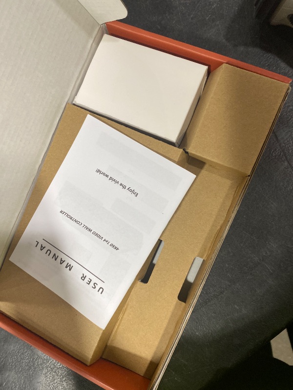 Photo 1 of BOOBRIE 4K60 Video Wall Controller 1x4 2x2, True 4K@60Hz Input Output for Large Screen Wall Processor FPGA Chip for Zero-Lag, 180° Rotation, Edge Mask, Max 4 TVs into 1 Wall