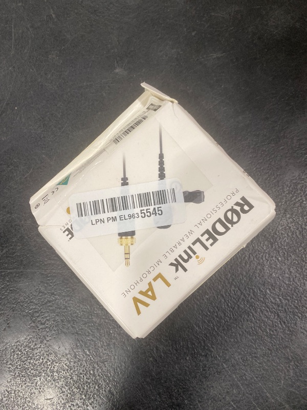 Photo 1 of NON-FUNCTIONAL, PARTS ONLY----------------------Rode RODElink LAV Omnidirectional Locking Lavalier Microphone,Black