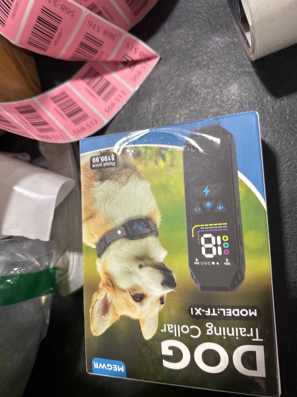 Photo 1 of Dog Training Collar with Remote Control, 2500FT Coverage Range and 4 Training Modes, IP67 Waterproof Rechargeable E Collar for Dogs Training for All Breed