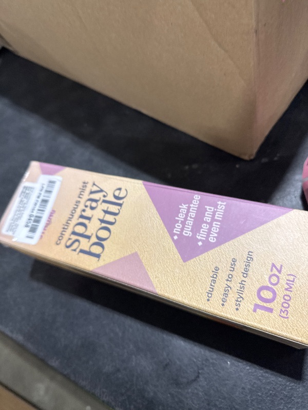 Photo 1 of 10 OZ Continuous Spray Bottles - Ultra Fine Mist Sprayer | Water Spray Bottle For Hair Stuff, Mister Spray Bottle For Plants Mister | Hair Spray Bottles For Hairstyling, Cleaning, Salons