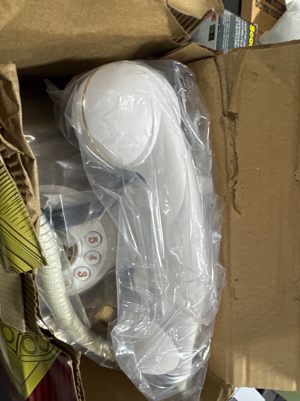 Photo 1 of Sangyn Audio Phone Guest Book Audio Guestbook Wedding Phone Record Guest Voice for Birthdays Party Graduation Baby Shower Retirement Special Occasions, White