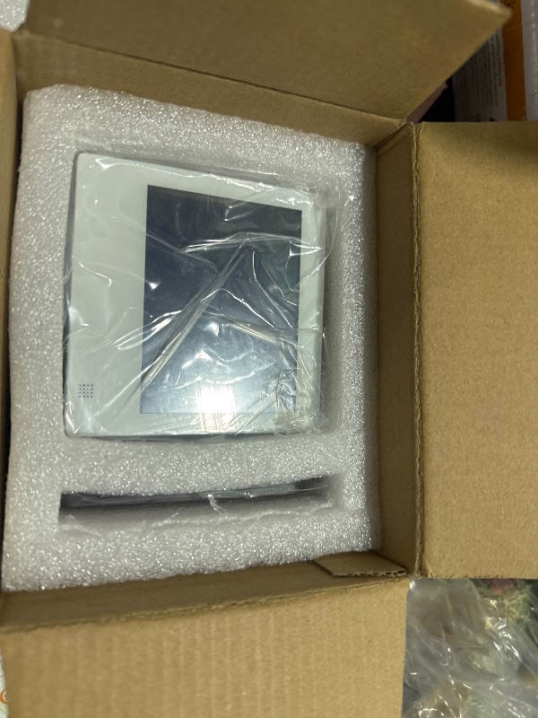 Photo 1 of Monoprice Wall Mount Music Amplifier - 40 Watts, with Touch Screen Bluetooth 4.1, Line Level Aux, FM Radio, and Wireless IR Remote - Commercial Audio