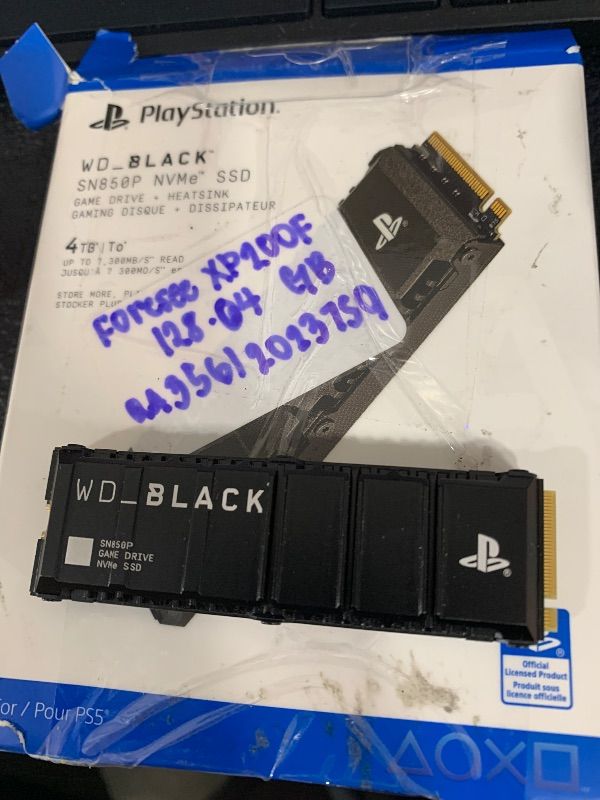 Photo 1 of playstation ssd