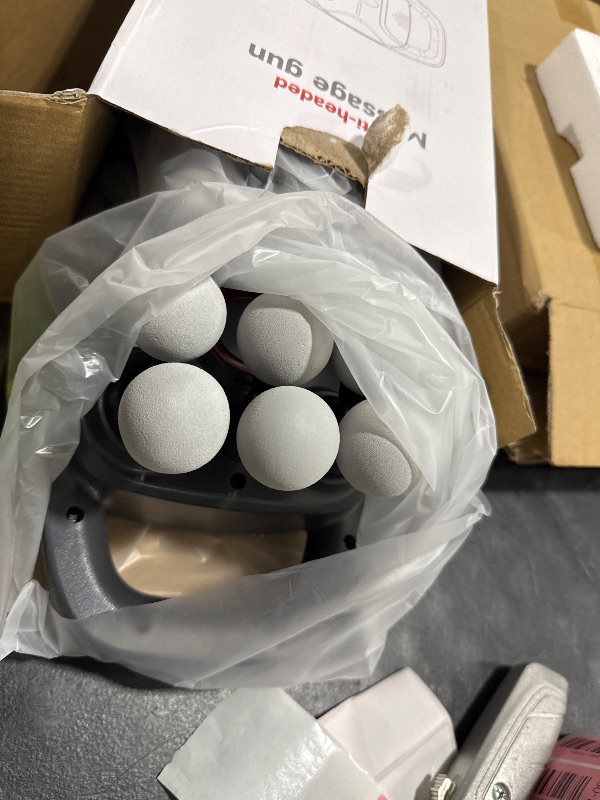 Photo 1 of **INCOMPLETE** Gurui 12 Heads Massage Gun Deep Tissue with 3 Model & 30 Levels, Cordless Quiet Back Massager for Pain Relief Deep Tissue, Neck Massager Birthday Gifts for Men