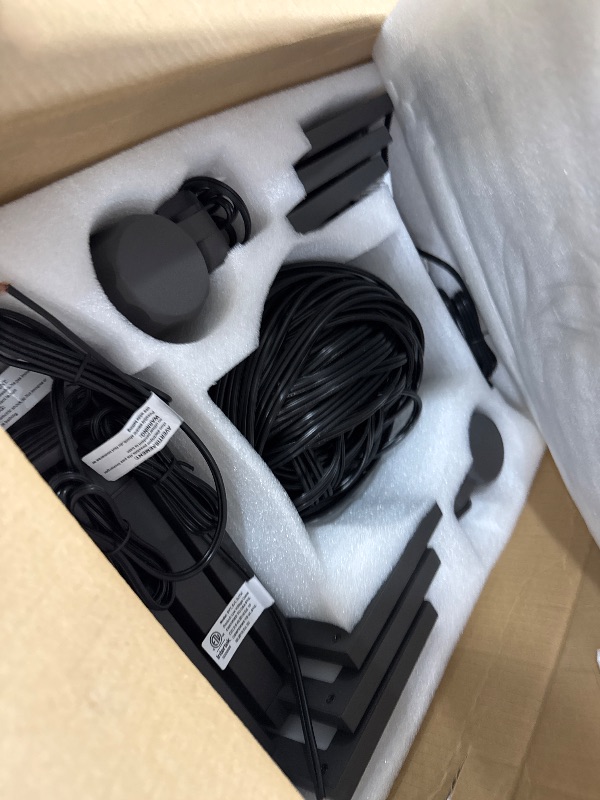 Photo 1 of SUNVIE All-in-ONE Landscape Lighting Kit 6-Pack Anti-glare LED Pathway Lights, 2-Pack Spotlights, 60W Transformer, 100FT 16/2 AWG Wire and Connectors Outdoor Landscape Lighting for Walkway Garden Yard