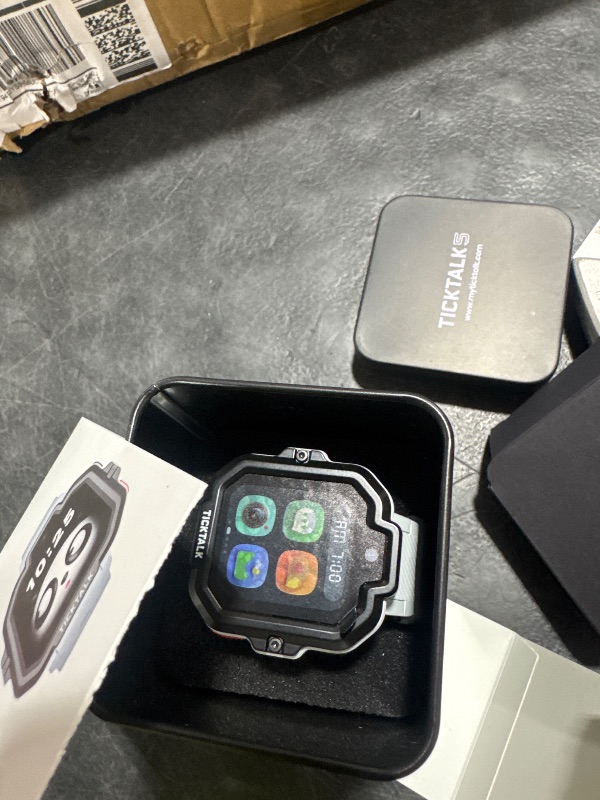Photo 1 of TickTalk5 Smart Watch for Kids with GPS Tracker, Video Calling, Texting, and Parental App, 4G Smartwatch with Free Music, Phone Calls, and Reminders for Kids Ages 3-12