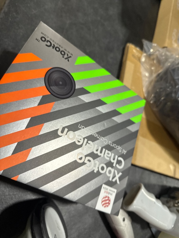 Photo 1 of XbotGo Chameleon AI Auto Sports Action Camera - 4K 60FPS Soccer Camera and Basketball Tracking Camera for Team Sports, Live Streaming, No Subscription, Works with iOS & Android (Lava Graphite)