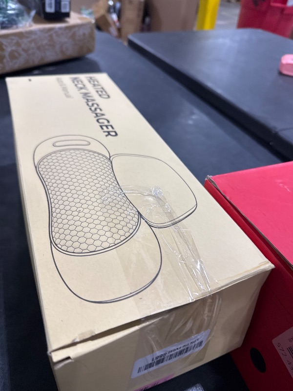 Photo 1 of 3-in-1 Neck Massager for Pain Relief Deep Tissue with Heat, Portable Memory Foam Cervical Massager Pillow with Traction for Neck Hump Comfort & Shoulder Relaxation at Home/Office/Travel (Corded)