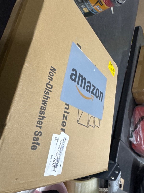 Photo 1 of 10 Pack Refrigerator Pantry Organizer Bins, Stackable Fridge Organizer Bins with Lids, Clear Plastic Food Storage Bins for Kitchen, Countertops, Cabinets, Fridge, Drinks, Fruits, Vegetable, Cereals