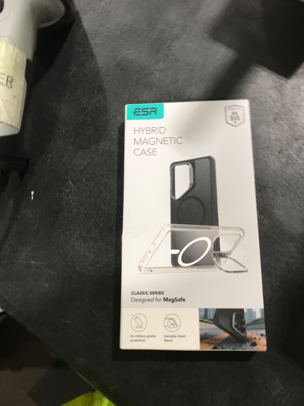 Photo 1 of ESR for Samsung Galaxy S26 Ultra Phone Case with Stash Stand, Compatible with MagSafe, Military-Grade Protection, Magnetic Case for Samsung Galaxy S26 Ultra, Scratch-Resistant Back Cover, Clear