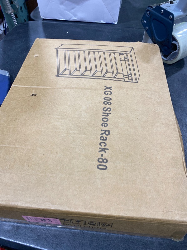 Photo 1 of Laiensia 7-Tier Vertical Shoe Rack Organizer, Space Saving Shoe Storage Organizer, Non-Woven Cover Shoe Shelf Holds 28-35 Pairs for Bedroom, Hallway, Closet Entryway, Grey