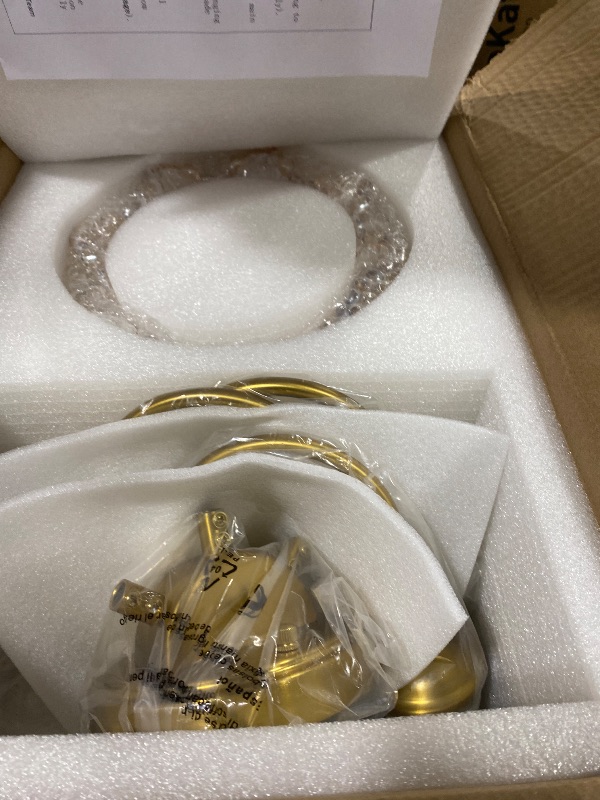 Photo 1 of sunkryster Vintage Bathroom Vanity Light, 3-Light Matte Brass Finish Vanity Light with Flower-Shaped Amber Glass Shades, Retro Wall Sconce for Bathroom, Dressing Table