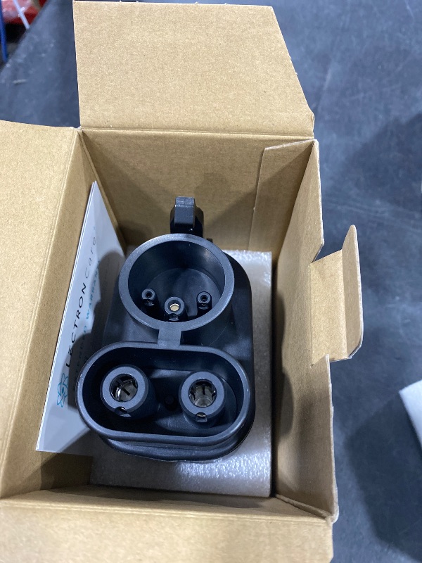 Photo 1 of Lectron NACS to CCS Electric Vehicle Adapter with Interlock - (500A/1,000V) - Compatible with Tesla Superchargers - CCS1 EV Fast Charging with Vortex Plus [Check Automaker for Compatibility] - UL 2252