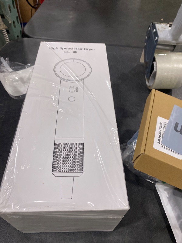 Photo 1 of Hair Dryer - 1 Min Fast Drying, High-Speed Blow Dryer with 500 Million Negative Ions, No Heat Damage, Low Noise, Lightweight, Professional Hairdryer with Diffuser & Nozzle, Gunmetal