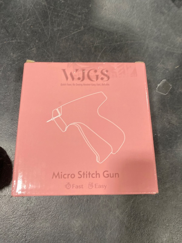 Photo 1 of Fashion Clothing Sewing Machine Tool: Micro Stitch Gun for Sewing Kit - Fabric Repair, Quick Hem Fix, Garment Tagging, Invisible Hem, Safe for Delicate Fabrics, Portable & Ergonomic