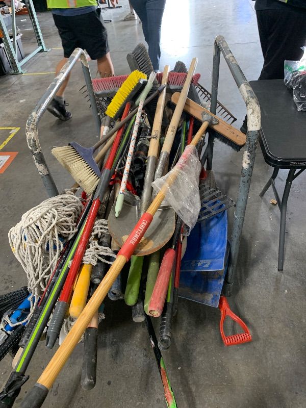 Photo 1 of ASSORTED RAKES AND SHOVELS