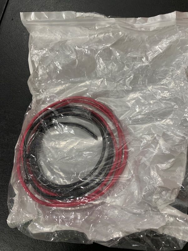 Photo 1 of 8AWG Solar Panel Wire 10mm², 2 Pack 100FT Red & Black Solar Extension Cable, PV Wire with Tinned Copper, Sunlight & UV Resistant, for Solar Panel, RV, Inverter, Battery, Off-Grid Systems