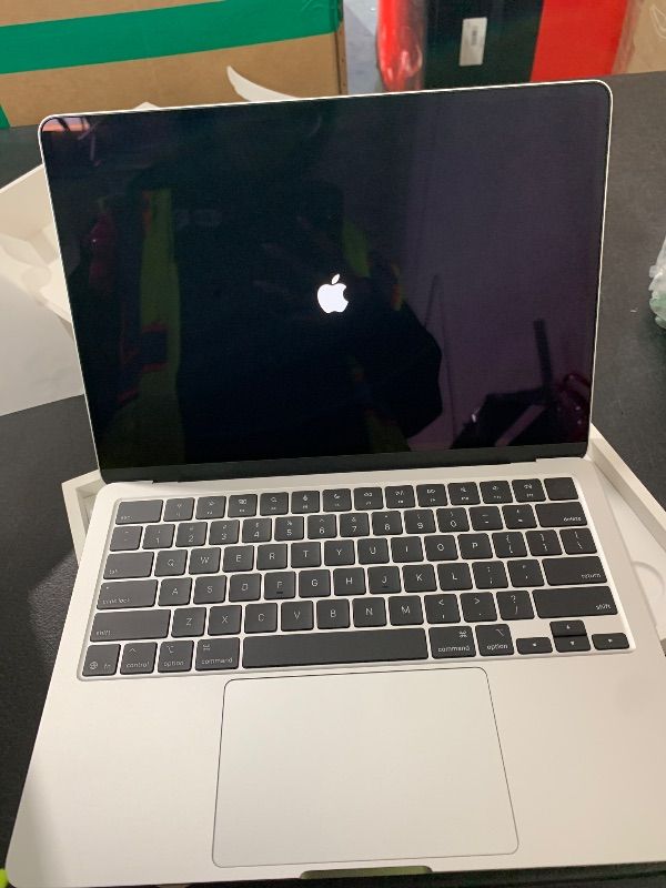 Photo 5 of Apple 2025 MacBook Air 13-inch Laptop with M4 chip: Built for Apple Intelligence, 13.6-inch Liquid Retina Display, 16GB Unified Memory, 512GB SSD Storage, 12MP Center Stage Camera, Touch ID; Silver