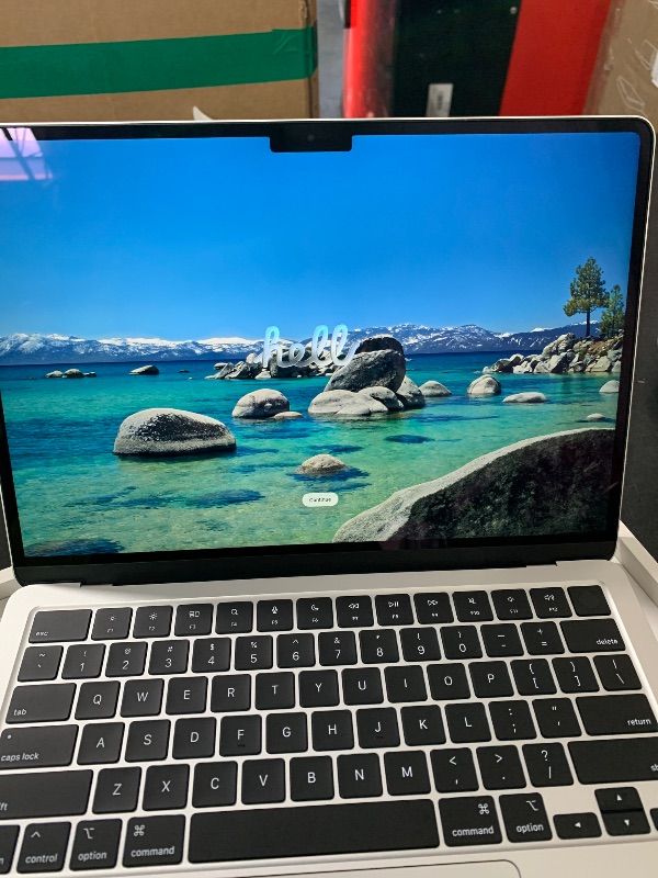 Photo 6 of Apple 2025 MacBook Air 13-inch Laptop with M4 chip: Built for Apple Intelligence, 13.6-inch Liquid Retina Display, 16GB Unified Memory, 512GB SSD Storage, 12MP Center Stage Camera, Touch ID; Silver