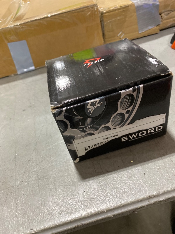 Photo 1 of Piscifun Sword Fly Fishing Reel with Line, Pre-Loaded CNC-Machined Aluminum Alloy Fly Reel, Light Weight and Corrosion Resistance Design, 7/8wt Black