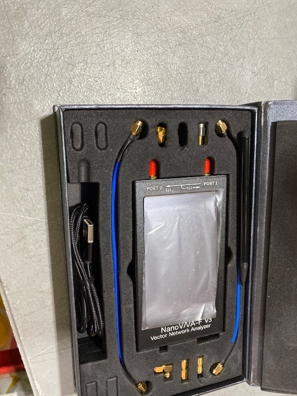 Photo 1 of AURSINC Upgraded NanoVNA-F V3 Vector Network Analyzer 4.3" 1MHz–6GHz Antenna Analyzer Measuring S-Parameters Voltage Standing Wave Ratio SWR, Phase, Delay, Smith Chart Support RTC Real time