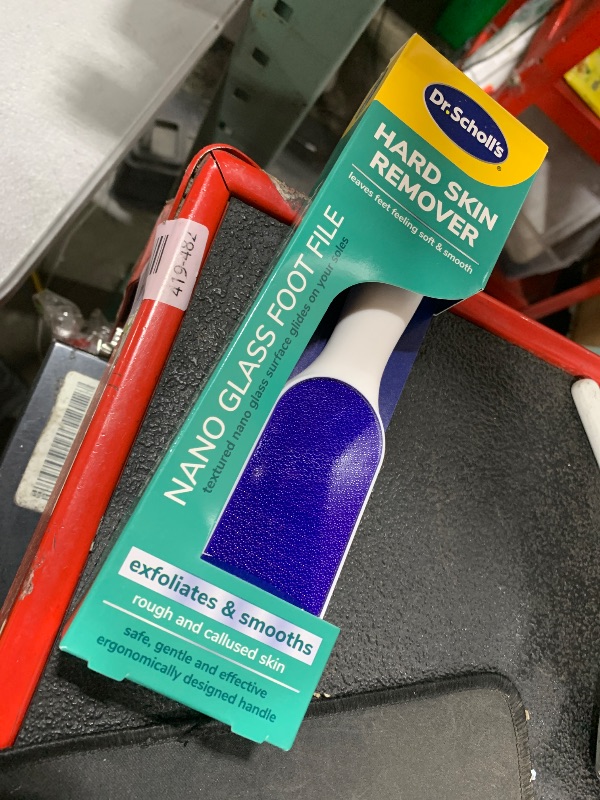 Photo 1 of Dr. Scholl's Hard Skin Remover Nano Glass Foot File - Foot Callus Remover, Durable Foot Scrubber, Dead Skin Remover, Hygienic Pedicure Tool, Long Lasting Foot Buffer, Soft Smooth Feet