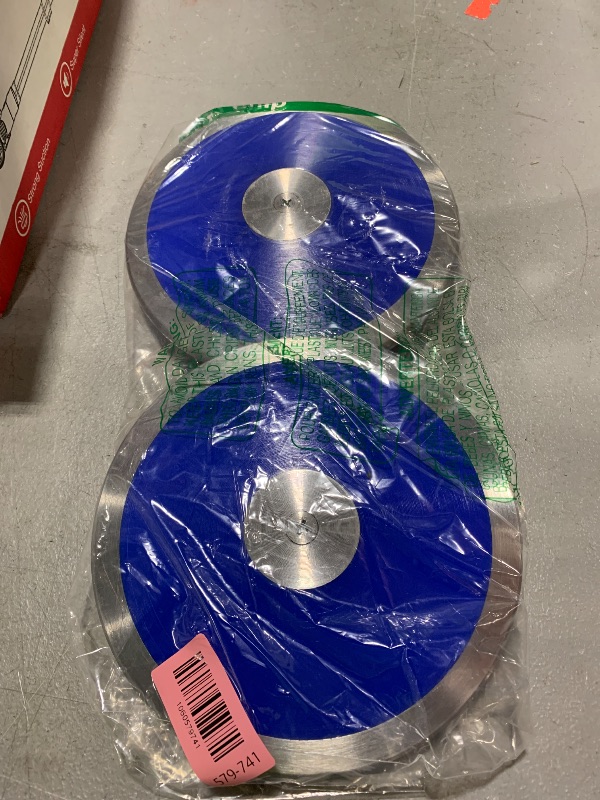Photo 1 of Tideme 2 Pcs 1.6 Kg Sports Training Discus, Track and Field Discus for High School Boys Girls, Reliable Nylon-Iron Built, Easy-to-Grip Anti-Slip Polished Finish, Sports Practice Discus (Blue)