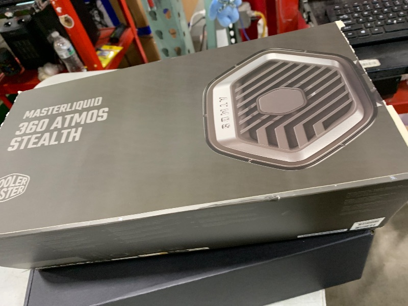 Photo 1 of Cooler Master 360 Atmos Stealth Performance-Driven Close-Loop AIO Liquid Cooler, R9|Ultra 9, Dual Chamber Pump, 360 Radiator, Mobius PWM Fans, AMD Ryzen AM5|4, Intel LGA 1851|1700 Platform