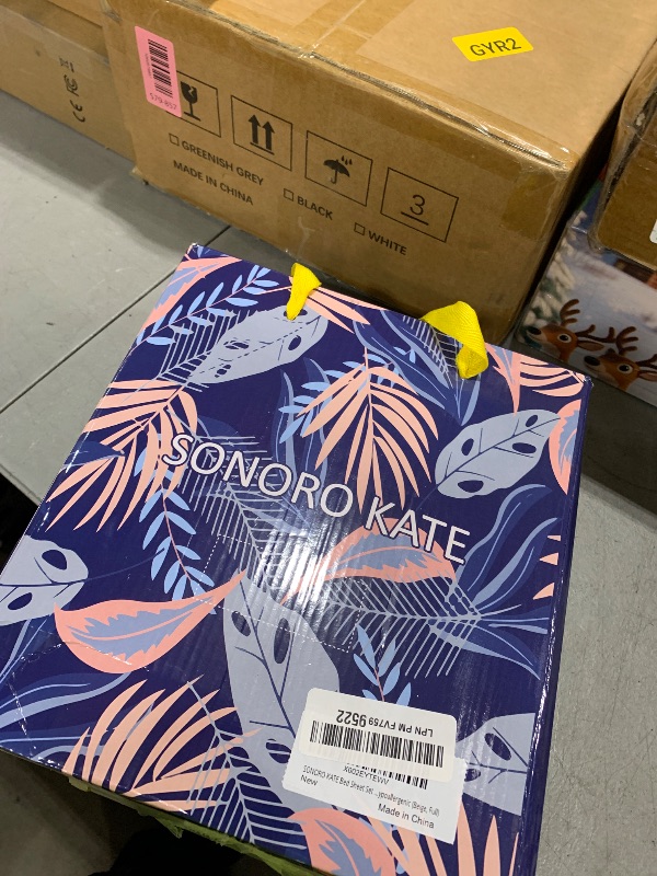 Photo 1 of SONORO KATE Bed Sheet Set Super Soft Microfiber 1800 Thread Count Luxury Egyptian Sheets Fit 18-24 Inch Deep Pocket Mattress Wrinkle-6 Piece (Beige, Full)