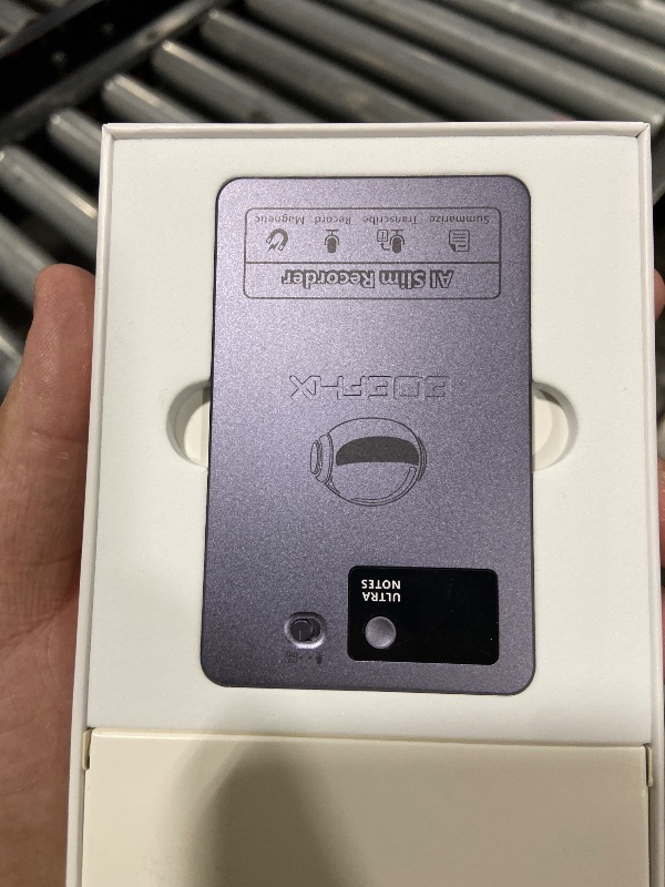 Photo 1 of AI Voice Recorder, Transcribe & Summarize with Deep AI Analysis, Support 152 Languages, App Control, AI Noise Cancellation, Upgraded Built-in MagSafe, 64GB Audio Recorder for Meetings, Lectures, Call