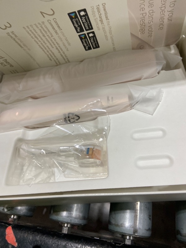 Photo 1 of Philips Sonicare DiamondClean 9900 Prestige Electric Toothbrush - with SenseIQ Technology and Advanced AI App, 5 Brushing Modes, 3 Intensity Levels, Charging Travel Case, Champagne, HX9990/11