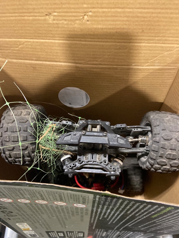 Photo 1 of HAIBOXING 1:14 Scale RC Truck, 4WD Off-Road RC Car, Hobby Remote Control Car, 2.4GHz Electric Vehicle Up to 39km/h, IPX4 Waterproof, 2 Rechargeable Batteries + 2 Interchangeable Shells