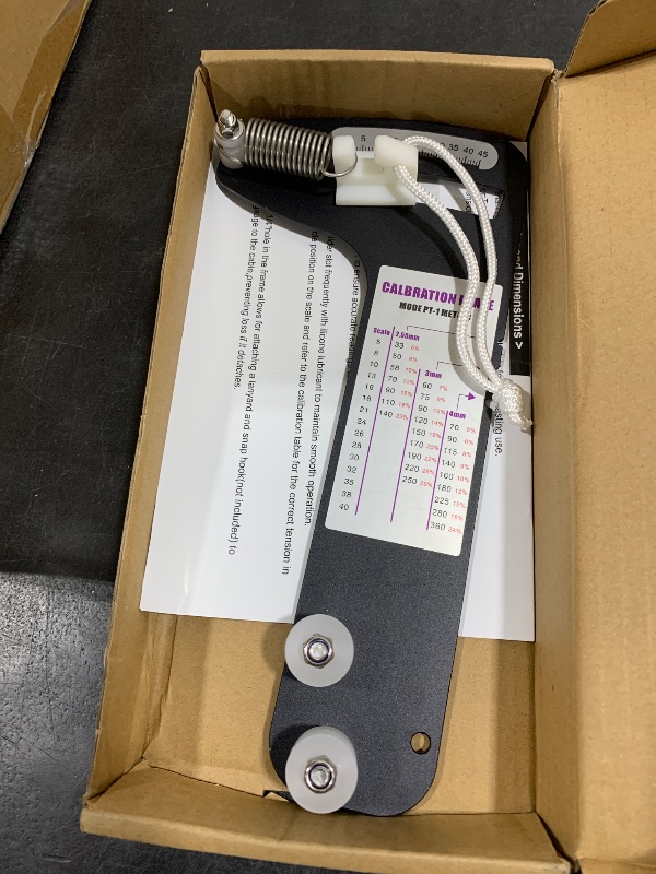 Photo 1 of PT-1 Sailboat Rigging Tension Gauge - Accurate Hands-Off Wire Rope Tool,2.55mm/3mm/4mm Cable Fit,800lb Rated,Optimal Sail Rigging Performance