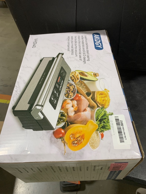 Photo 1 of 95Kpa Vacuum Sealer Machine?Upgraded Commercial Food Vacuum Sealer, 14-in-1 Functions & Double Heat Seal, Stainless Steel, Large Icons,130W Dual Pumps(25L/Min Suction), Widened Easy-Lock Handle