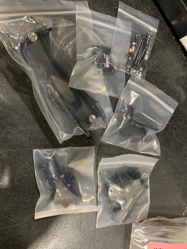 Photo 1 of Hobby Details Aluminum Rear Axle Gear Box Skid Link Wheel Upgrade Set for 1/30 Axial SCX30 Jeep Wrangler RC Cars, Black and Gold (14 in One Set)