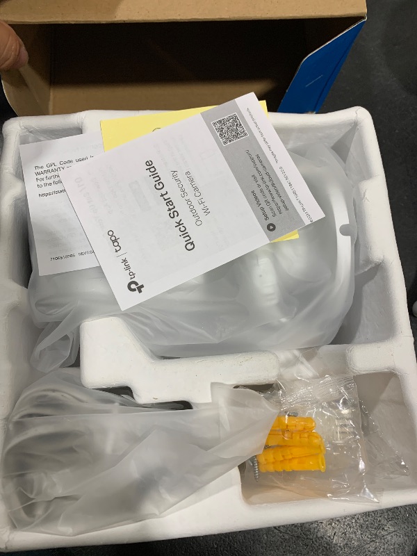 Photo 1 of Tapo ColorPro Wi-Fi Outdoor Camera | Plug-in | Daylight Clarity at Night | 2K QHD | Person/Pet/Vehicle Detection | Local/Cloud Storage | 127° FOV | Built-in Siren C325WB