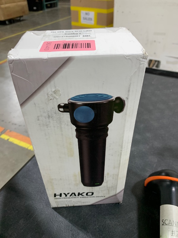 Photo 1 of HYAKO Pro R1 Therapy Massager - Handheld Deep Tissue Vibration Massager for Full Body Pain Relief & Fascial limitation & Treats Sensitive Areas | Pressure Point Massage Tool (Upgraded)-Blue