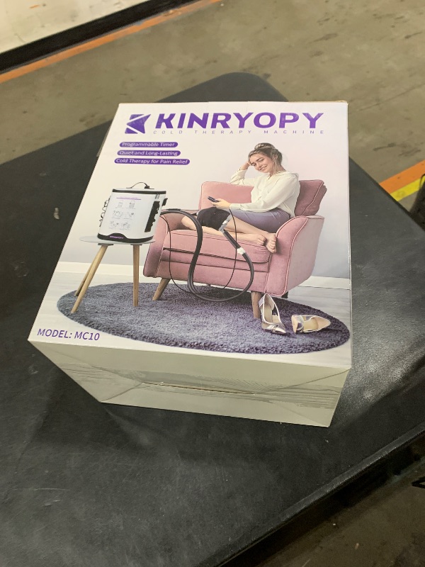 Photo 1 of Cold Therapy Machine with Programmable Timer, Portable Ice Machine for Knee After Surgery, Knee Replacement Recovery System, Cryotherapy Pain Relief w/Compression Pad for,Shoulder, Hip and Ankle