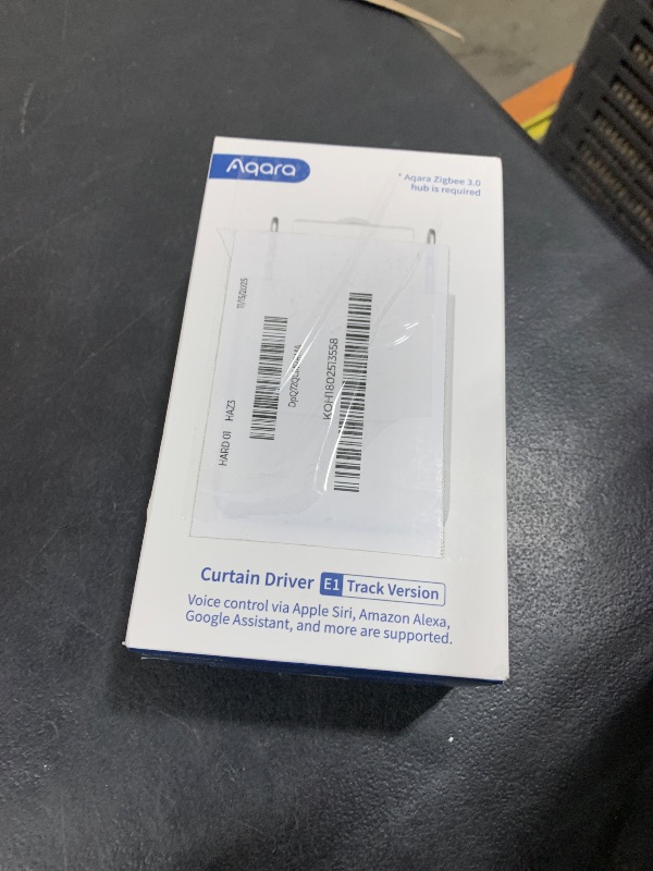 Photo 1 of Aqara Smart Curtain Motor E1(Track Version, 1 Pack), Requires AQARA Zigbee 3.0 HUB, Electric Curtain Driver for Remote Control and Home Automation, Support HomeKit, Alexa, Google Assistant and IFTTT