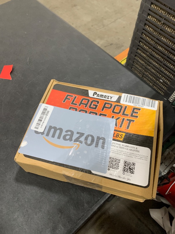 Photo 1 of [Upgraded] 5/16” 100Ft Flagpole Rope Kit with 4 Pcs 3.3” Swivel Snap Hook - High Weight Bearing Anti-Tearing Utility Rope with Durable ZinC Alloy Swivel Hooks - Flag Pole Accessories Replacement Kit